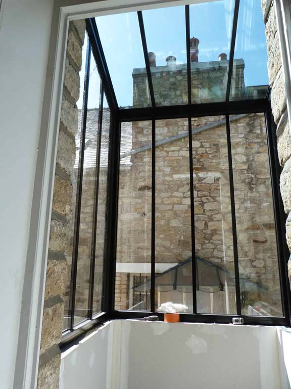 réalisation d'une verrière intérieur par bg menuiserie